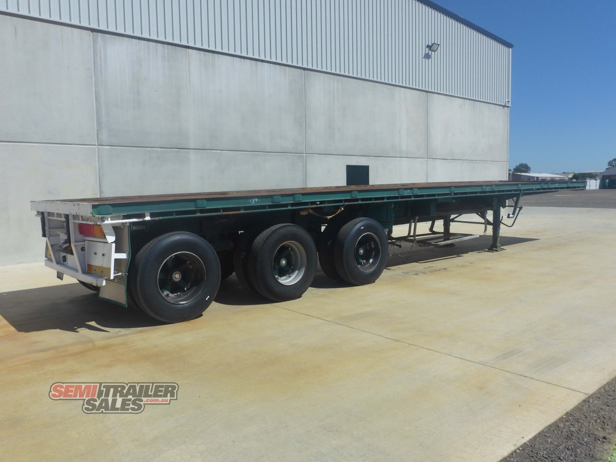 1989 HAULMARK FLAT DECK TRAILER 41FT FLAT TOP