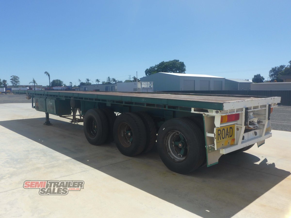 1989 HAULMARK FLAT DECK TRAILER 41FT FLAT TOP