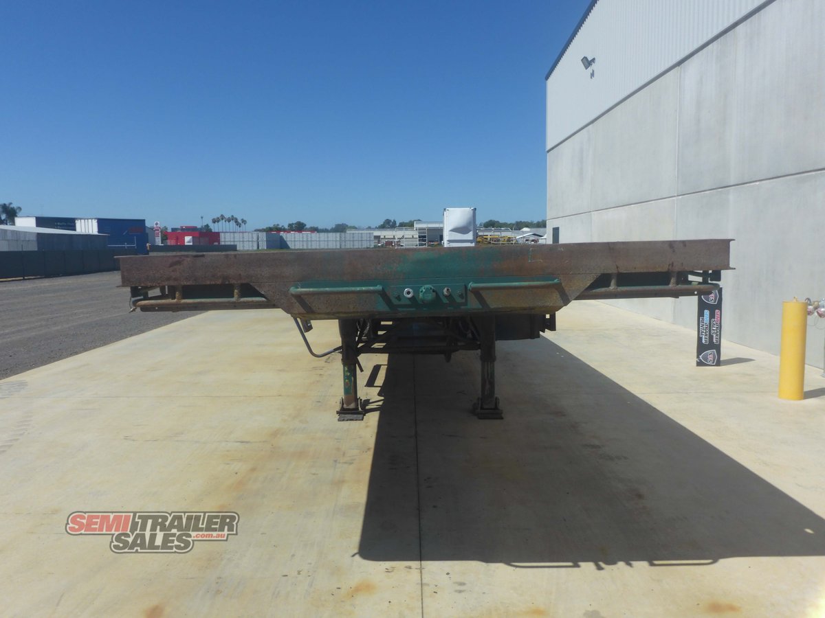 1989 HAULMARK FLAT DECK TRAILER 41FT FLAT TOP