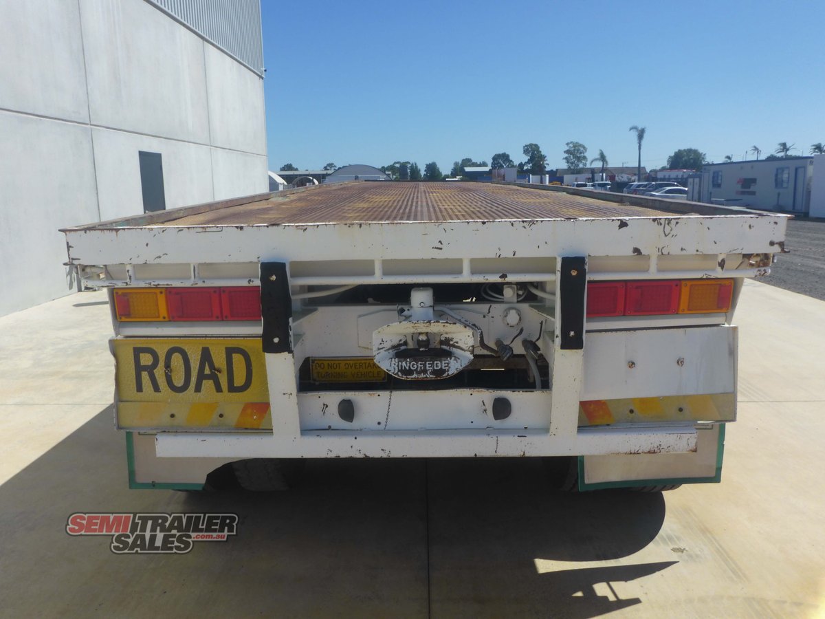 1989 HAULMARK FLAT DECK TRAILER 41FT FLAT TOP