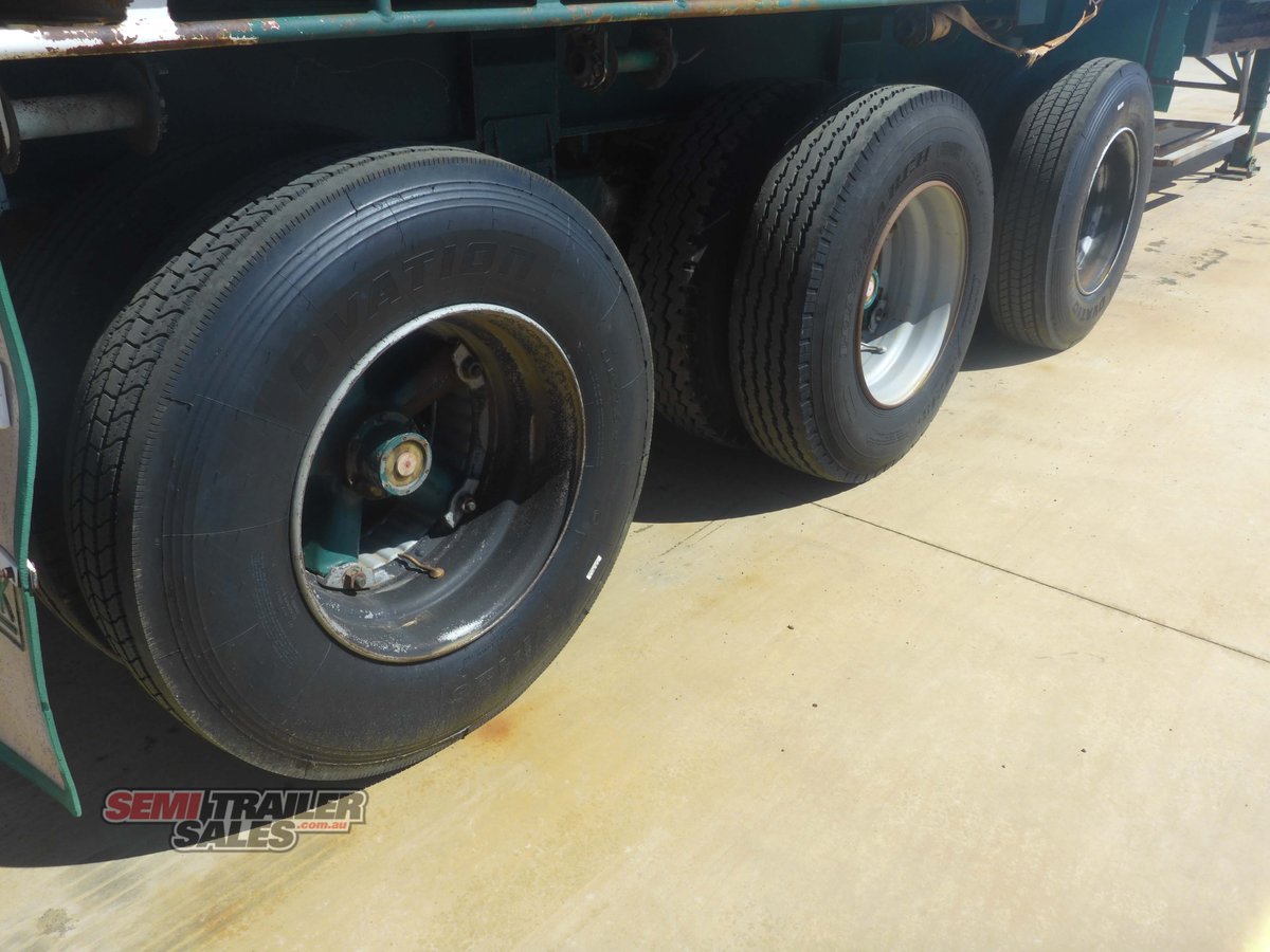 1989 HAULMARK FLAT DECK TRAILER 41FT FLAT TOP