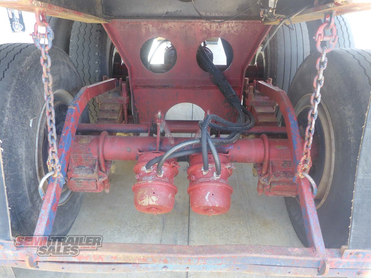 1991 WHITE TIPPER TRAILER