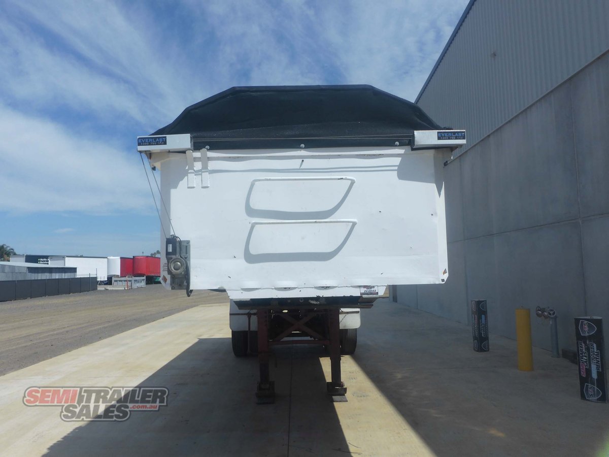 1991 WHITE TIPPER TRAILER