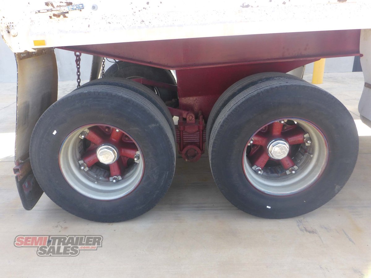 1991 WHITE TIPPER TRAILER