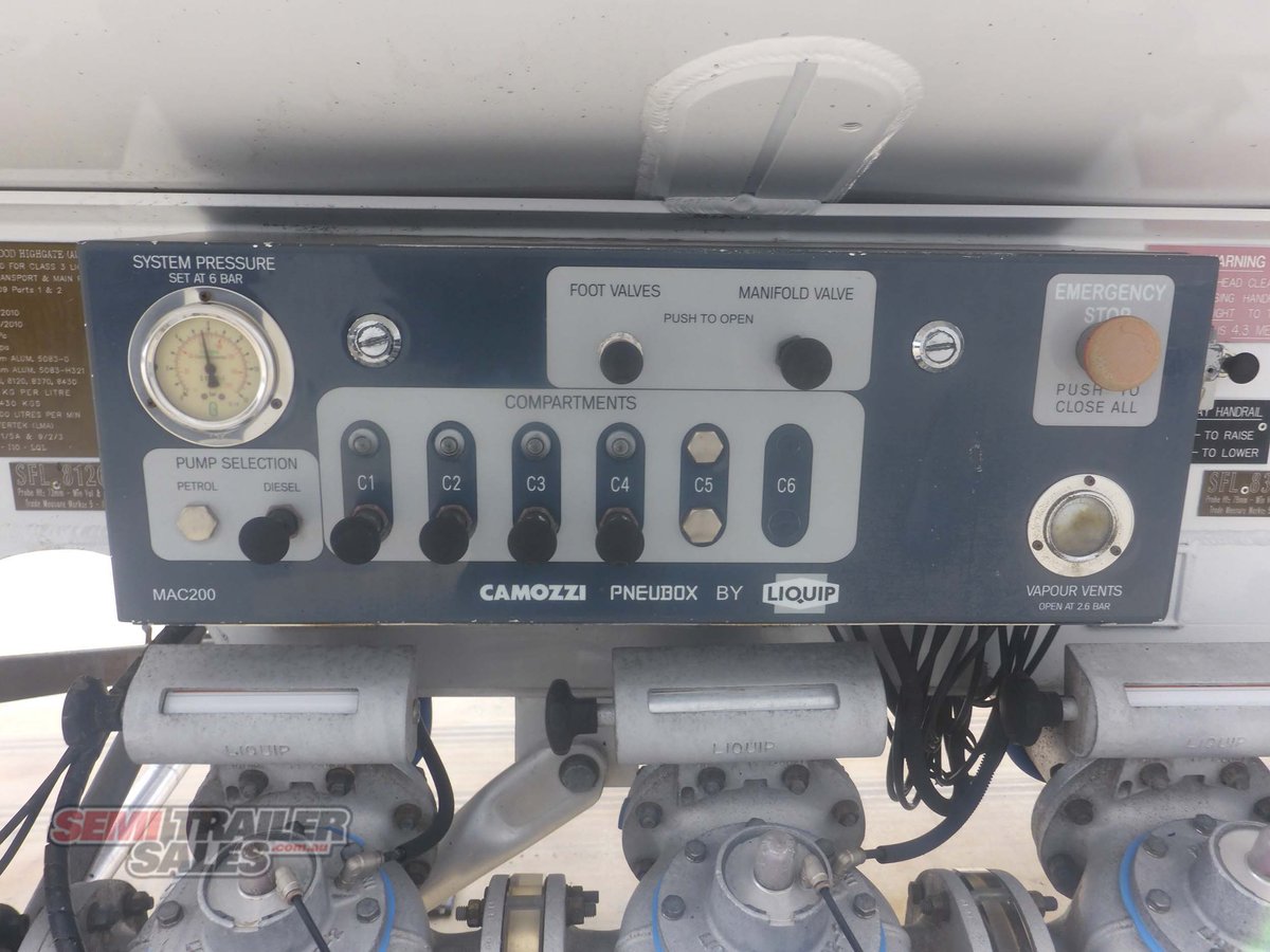 2010 HOLMWOOD HIGHGATE BOGE FUEL TANKER TRAILER