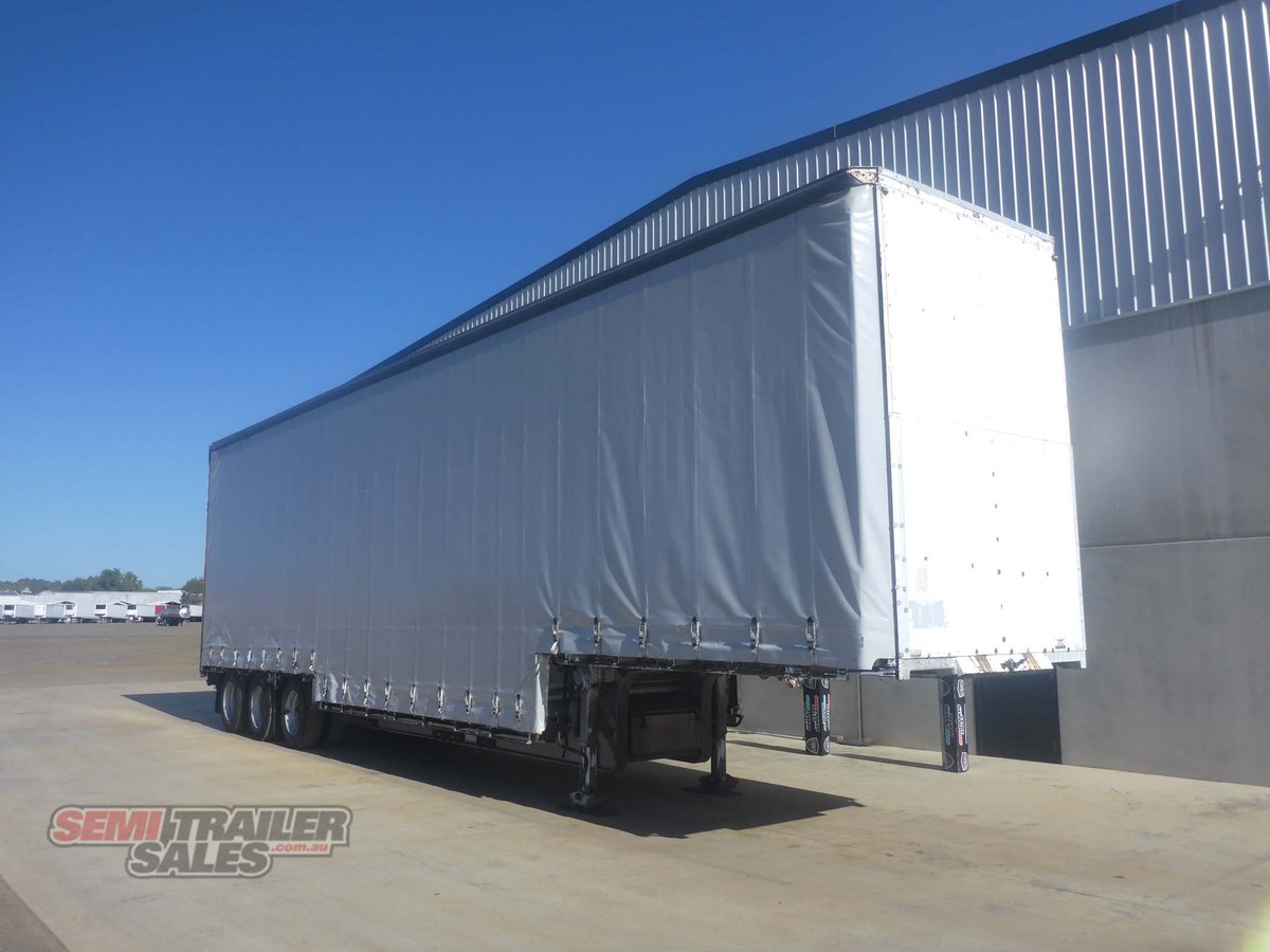 2002 HAULMARK 22 PALLET DOUBLE DROP CURTAINSIDER 4.6M HIGH