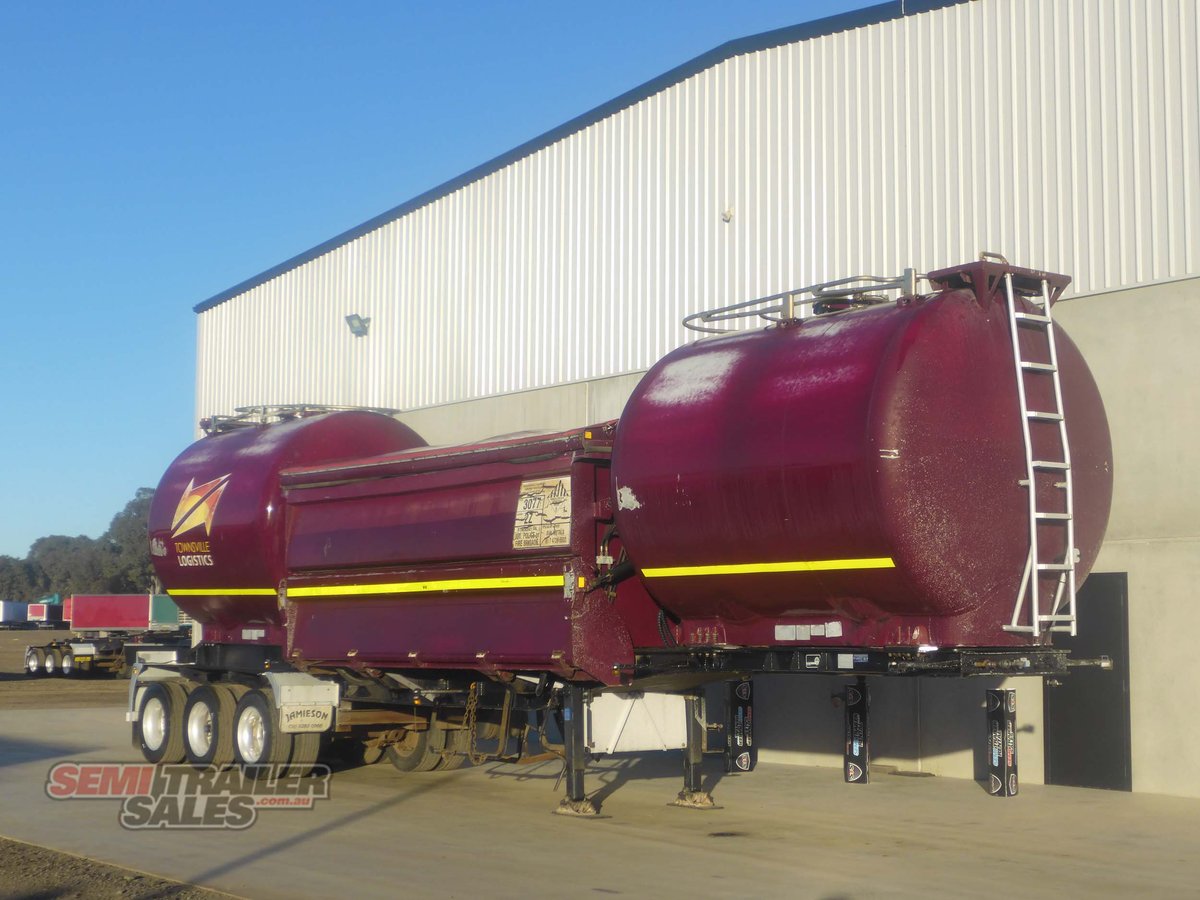 2017 JAMIESON SIDE TIPPER TANKER TRAILER