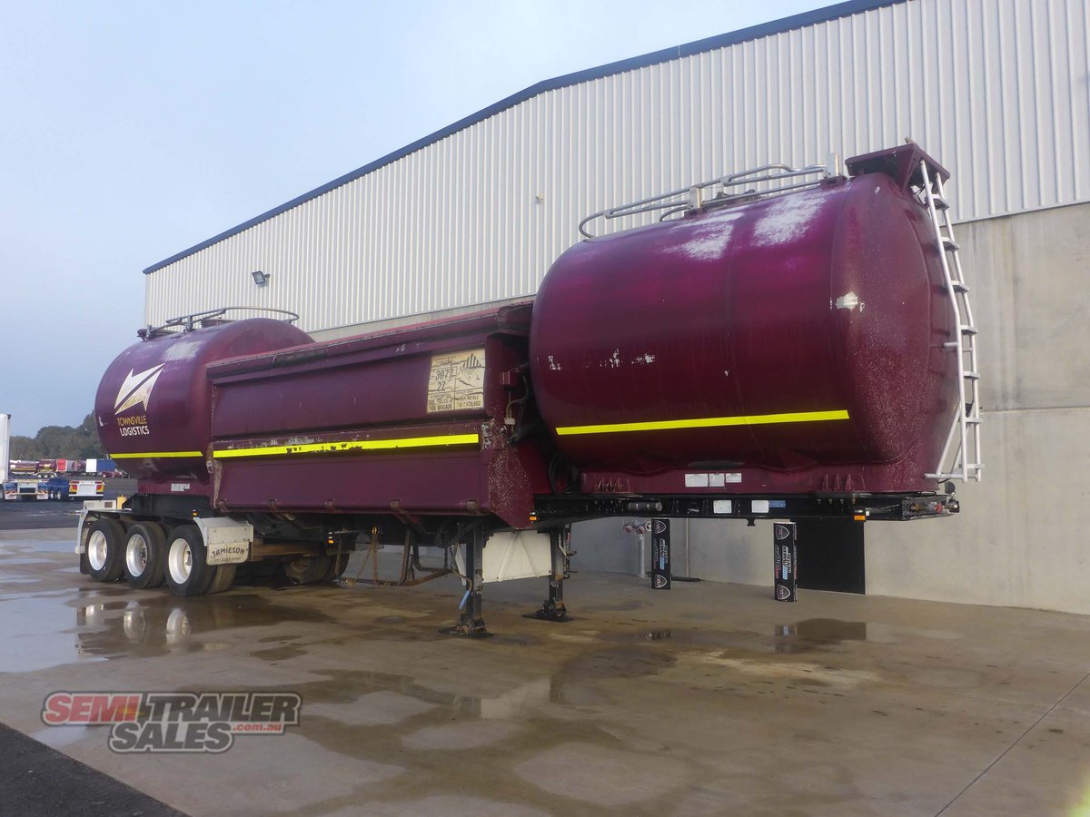 2017 JAMIESON SIDE TIPPER TANKER TRAILER