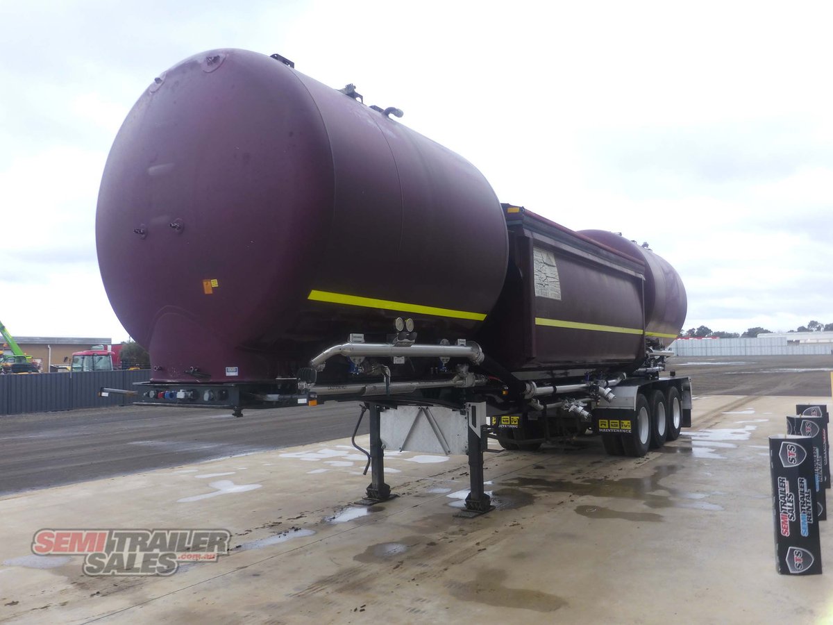 2017 JAMIESON SIDE TIPPER TANKER TRAILER