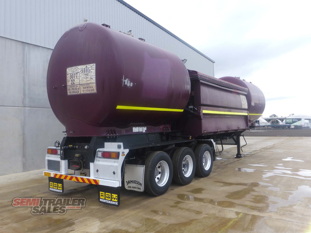 2017 JAMIESON SIDE TIPPER TANKER TRAILER