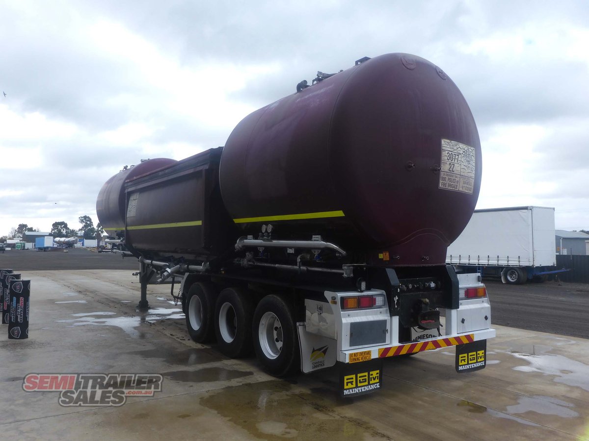 2017 JAMIESON SIDE TIPPER TANKER TRAILER