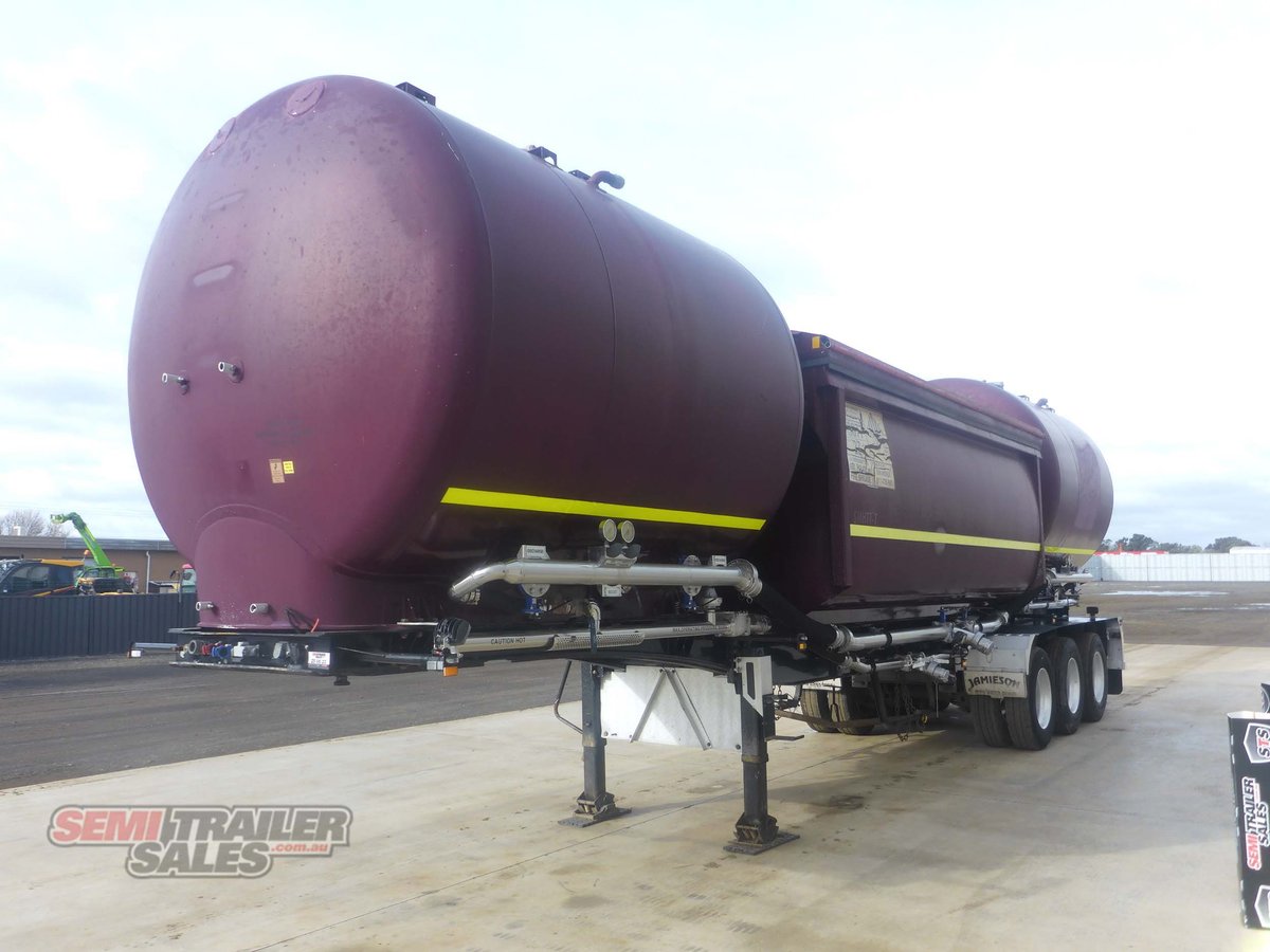 2017 JAMIESON SIDE TIPPER TANKER TRAILER