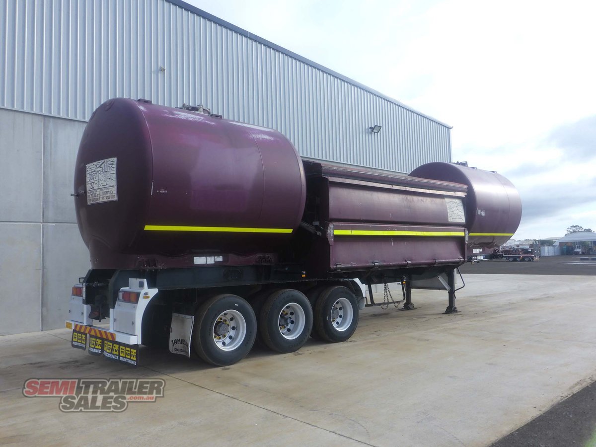 2017 JAMIESON SIDE TIPPER TANKER TRAILER