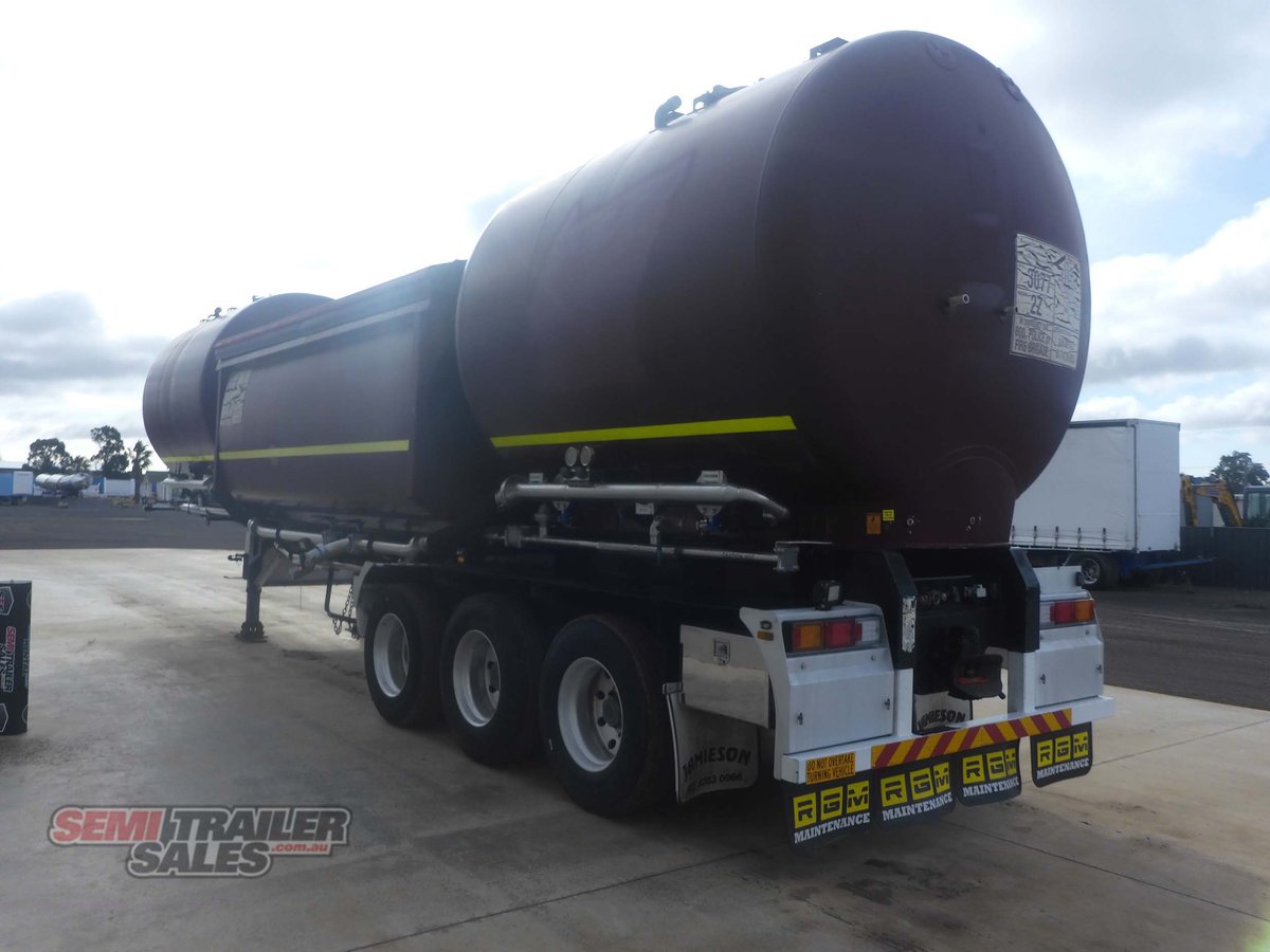 2017 JAMIESON SIDE TIPPER TANKER TRAILER