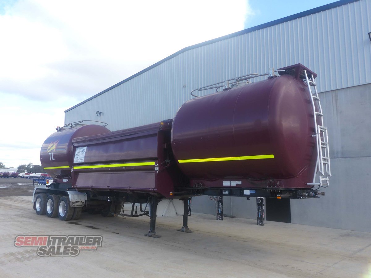 2017 JAMIESON SIDE TIPPER TANKER TRAILER