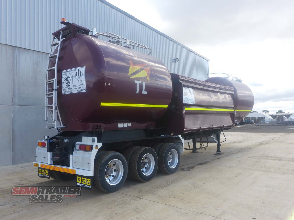2017 JAMIESON SIDE TIPPER TANKER TRAILER