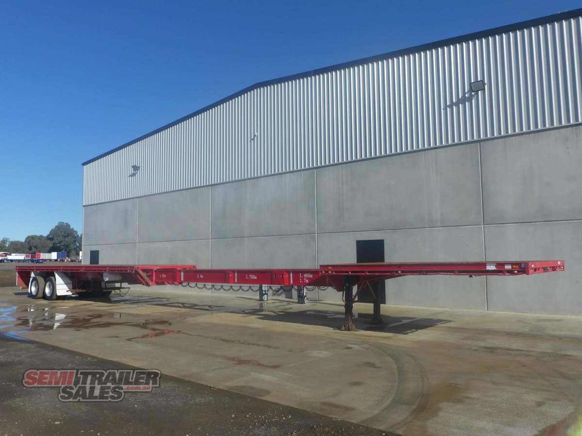 2014 APC MANUFACTURING & LOGISTICS FLAT TOP EXTENDABLE TRAILER