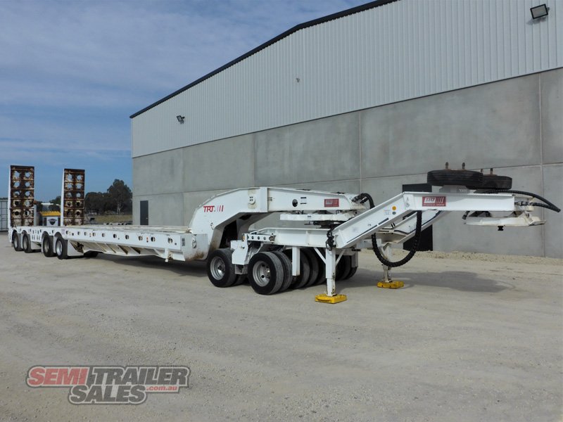 2009 TRT TIDD ROSS 4 X 8 SWING WING LOW LOADER & 2 X 8 WIDENING DOLLY
