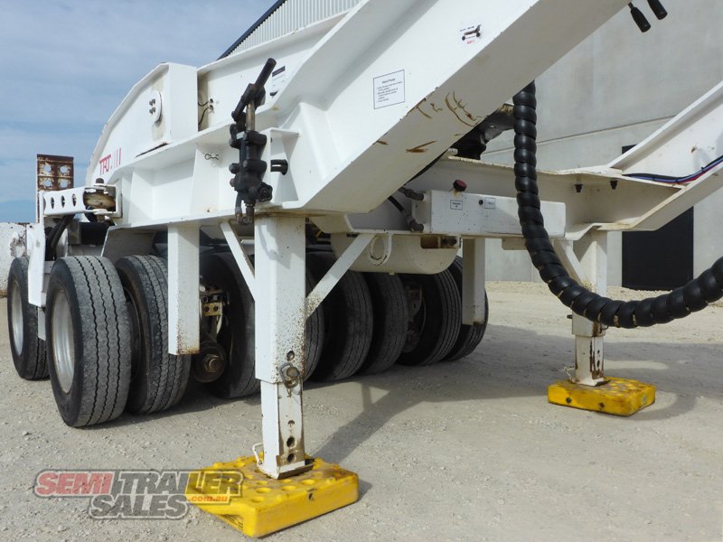 2009 TRT TIDD ROSS 4 X 8 SWING WING LOW LOADER & 2 X 8 WIDENING DOLLY