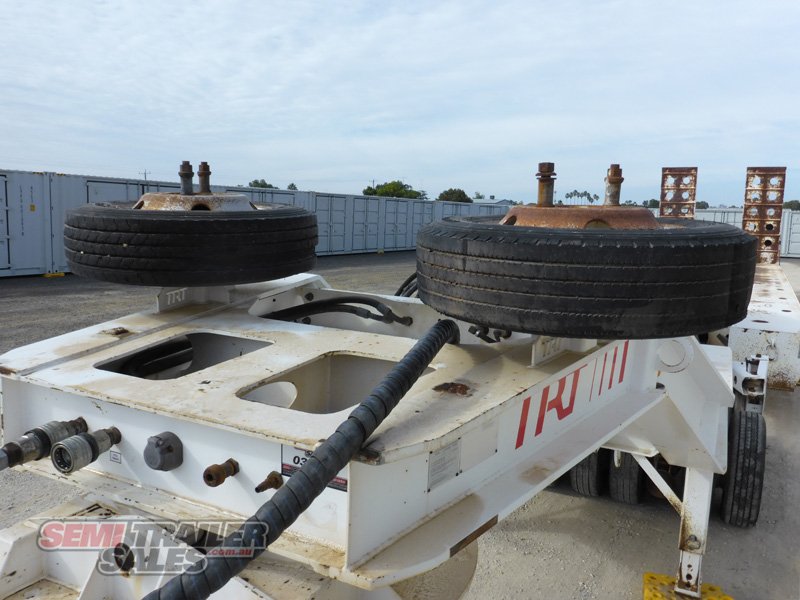 2009 TRT TIDD ROSS 4 X 8 SWING WING LOW LOADER & 2 X 8 WIDENING DOLLY