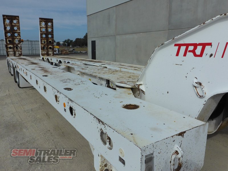 2009 TRT TIDD ROSS 4 X 8 SWING WING LOW LOADER & 2 X 8 WIDENING DOLLY