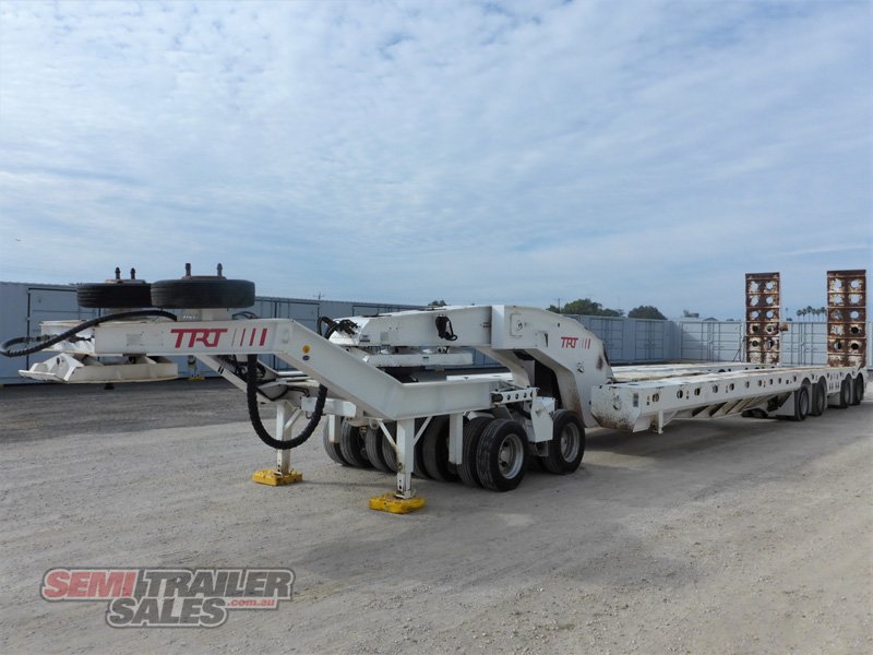 2009 TRT TIDD ROSS 4 X 8 SWING WING LOW LOADER & 2 X 8 WIDENING DOLLY