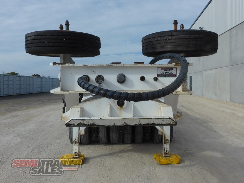 2009 TRT TIDD ROSS 4 X 8 SWING WING LOW LOADER & 2 X 8 WIDENING DOLLY