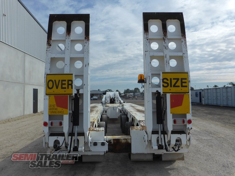 2009 TRT TIDD ROSS 4 X 8 SWING WING LOW LOADER & 2 X 8 WIDENING DOLLY