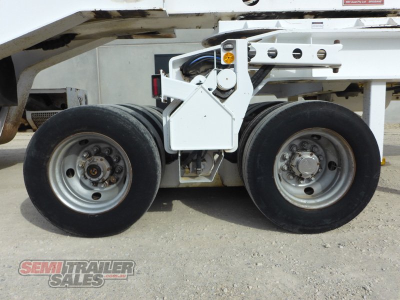 2009 TRT TIDD ROSS 4 X 8 SWING WING LOW LOADER & 2 X 8 WIDENING DOLLY