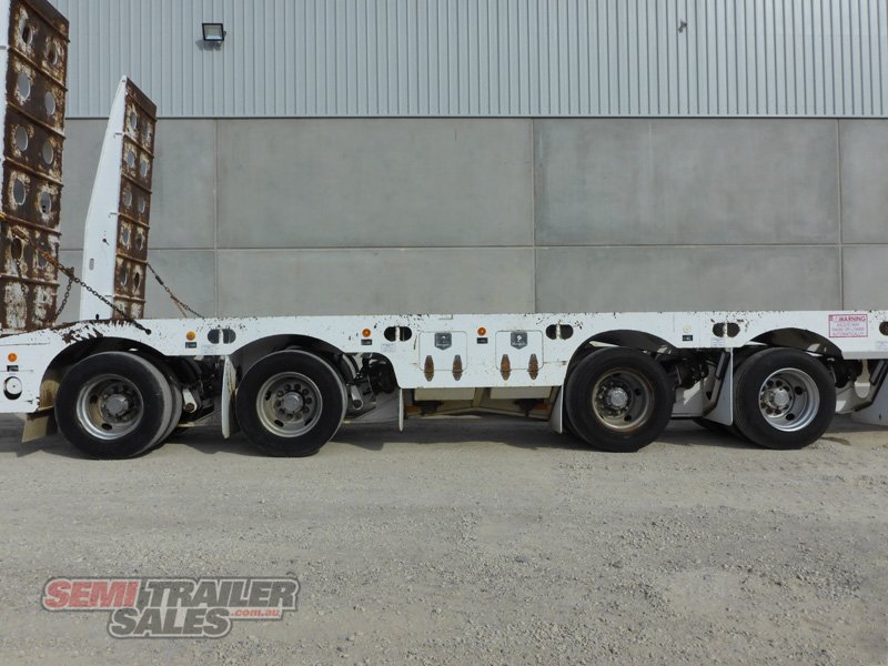 2009 TRT TIDD ROSS 4 X 8 SWING WING LOW LOADER & 2 X 8 WIDENING DOLLY