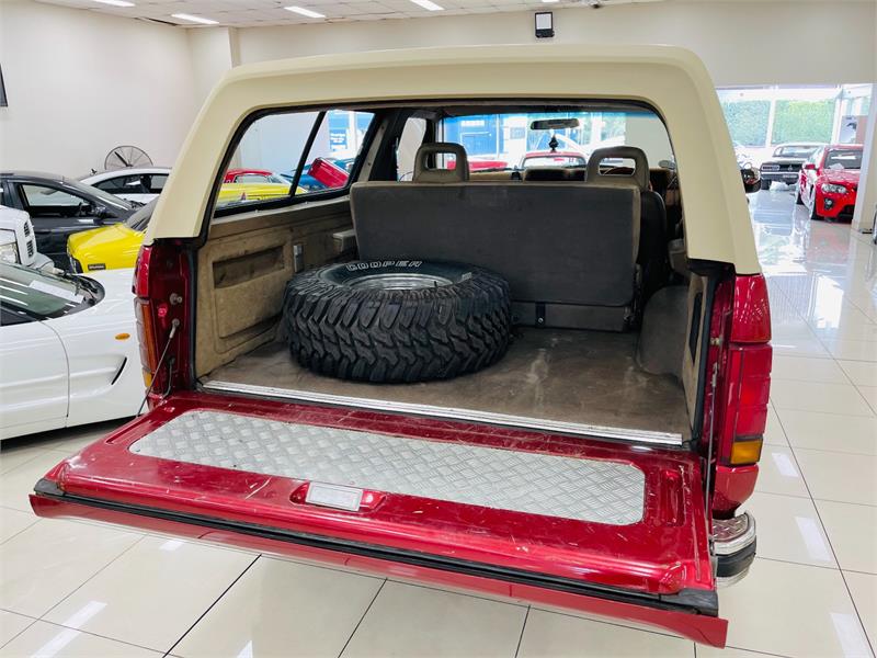 1985 FORD BRONCO (4X4) 4 SP MANUAL 4X4 2D WAGON