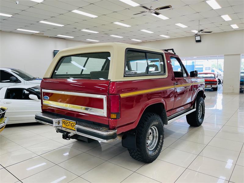 1985 FORD BRONCO (4X4) 4 SP MANUAL 4X4 2D WAGON