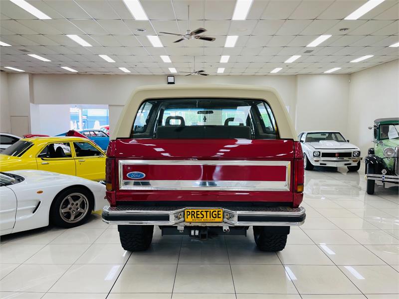 1985 FORD BRONCO (4X4) 4 SP MANUAL 4X4 2D WAGON