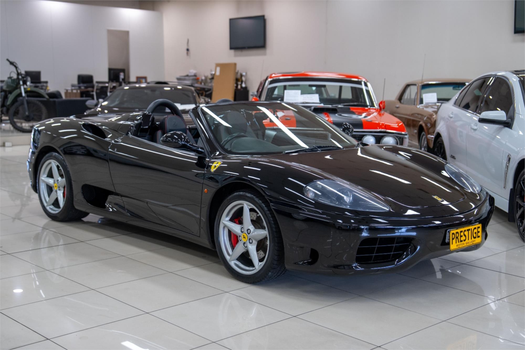 2002 FERRARI 360 SPIDER 6 SP MANUAL F1 SHIFT 2D CONVERTIBLE
