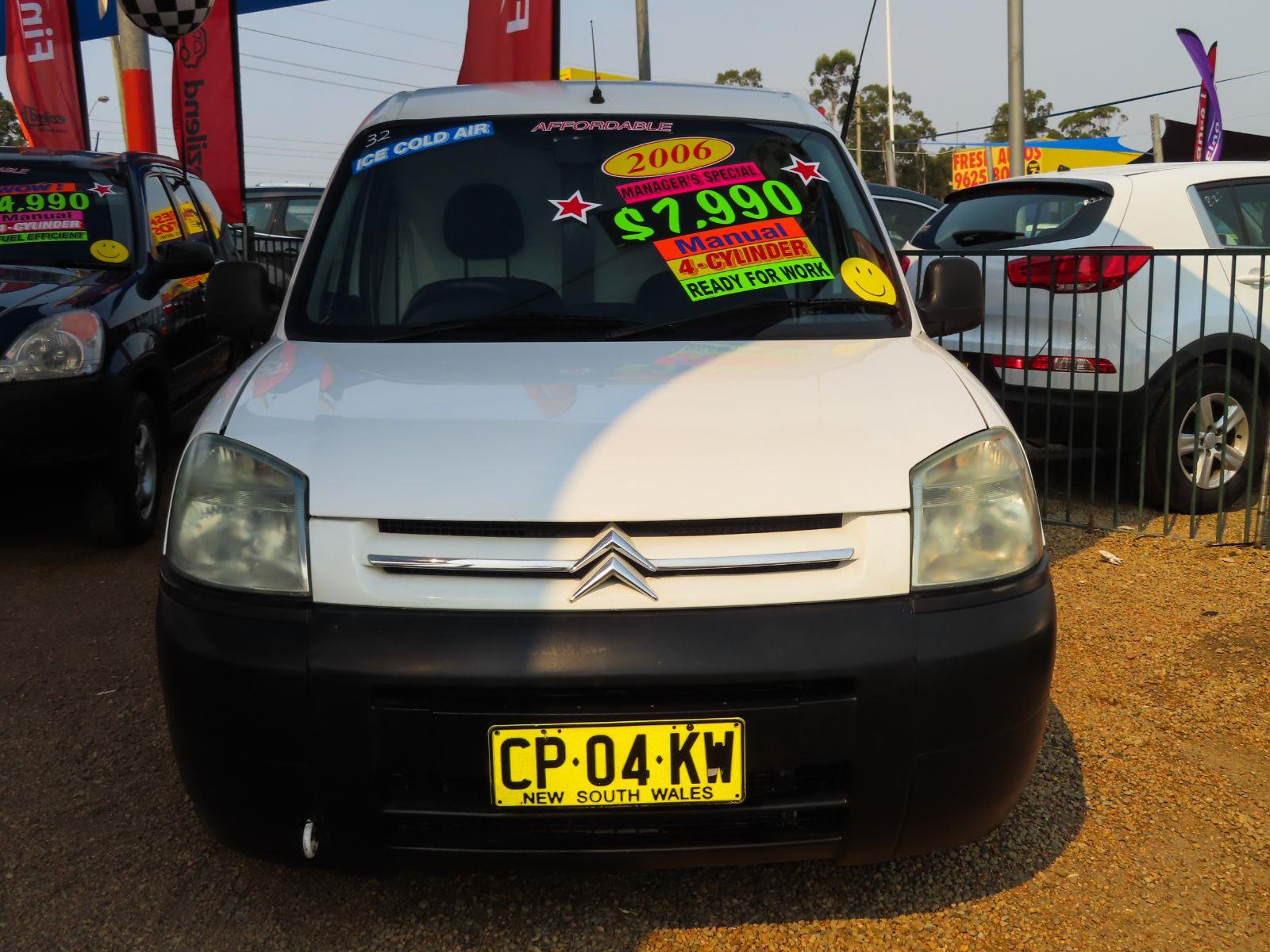 2007 CITROEN BERLINGO II - M59 MANUAL VAN
