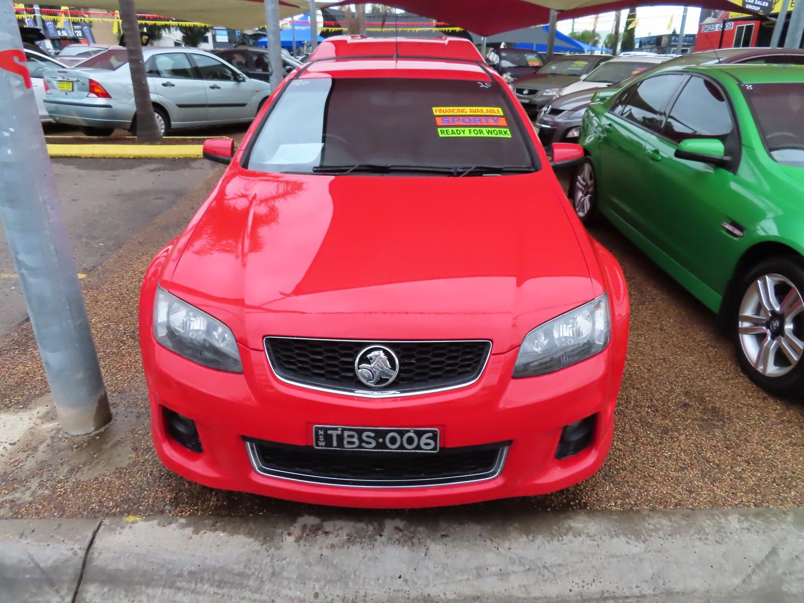 2012 HOLDEN COMMODORE VE II MY12 SV6 THUNDER 6 SP AUTOMATIC UTILITY