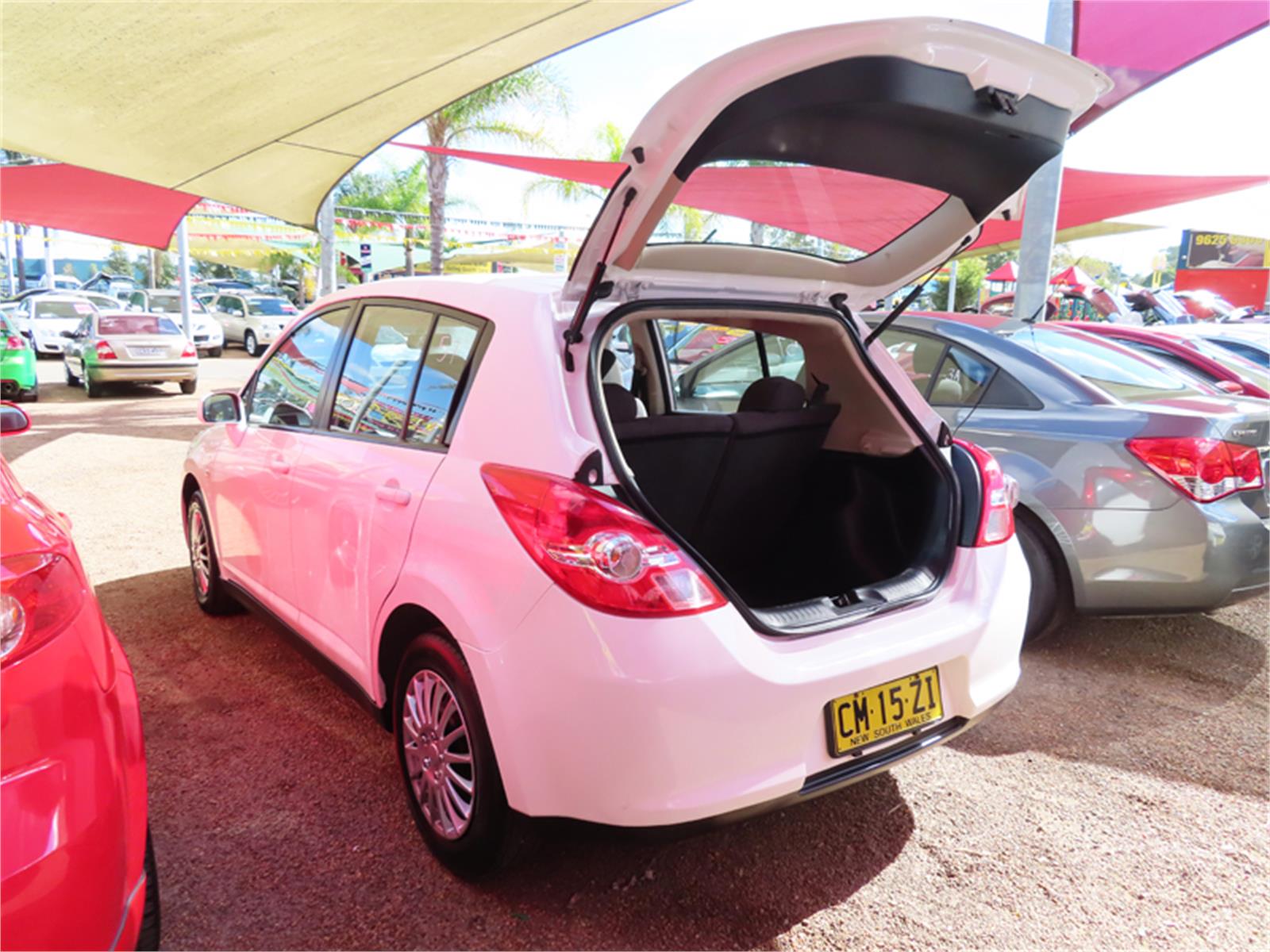 2012 NISSAN TIIDA C11 SERIES 4 ST 4 SP AUTOMATIC 5D HATCHBACK