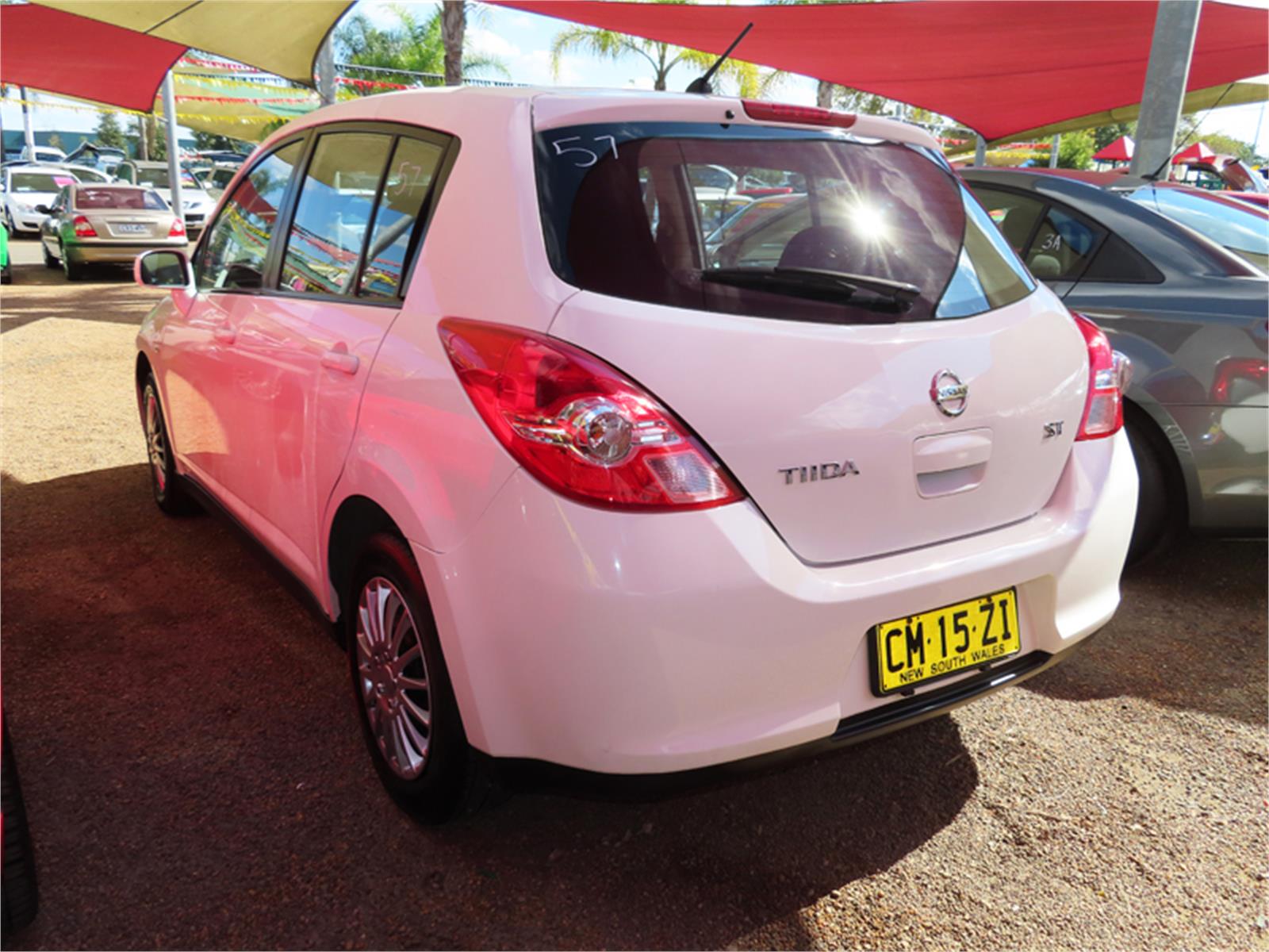 2012 NISSAN TIIDA C11 SERIES 4 ST 4 SP AUTOMATIC 5D HATCHBACK