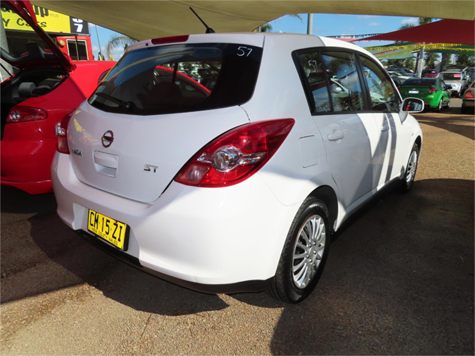 2012 NISSAN TIIDA C11 SERIES 4 ST 4 SP AUTOMATIC 5D HATCHBACK