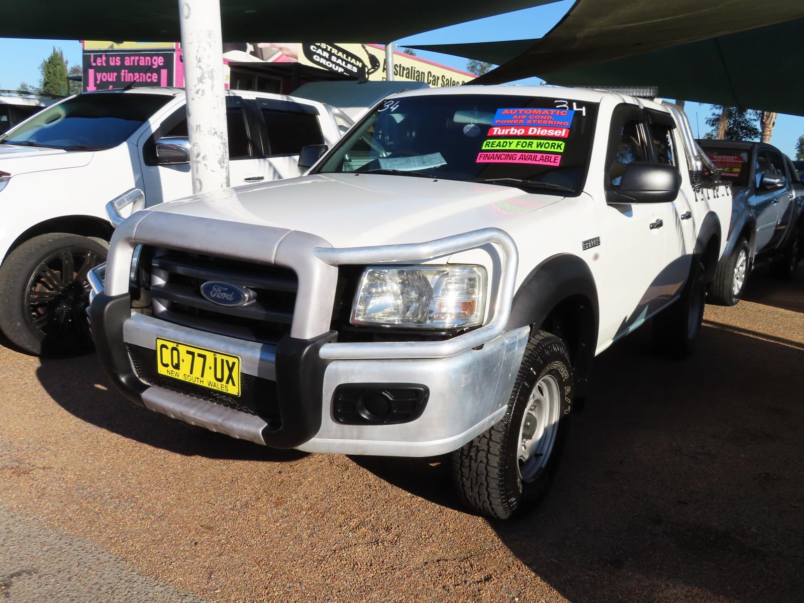 2008 FORD RANGER PJ 07 UPGRADE XL (4x2) 5 SP AUTOMATIC DUAL CAB P/UP
