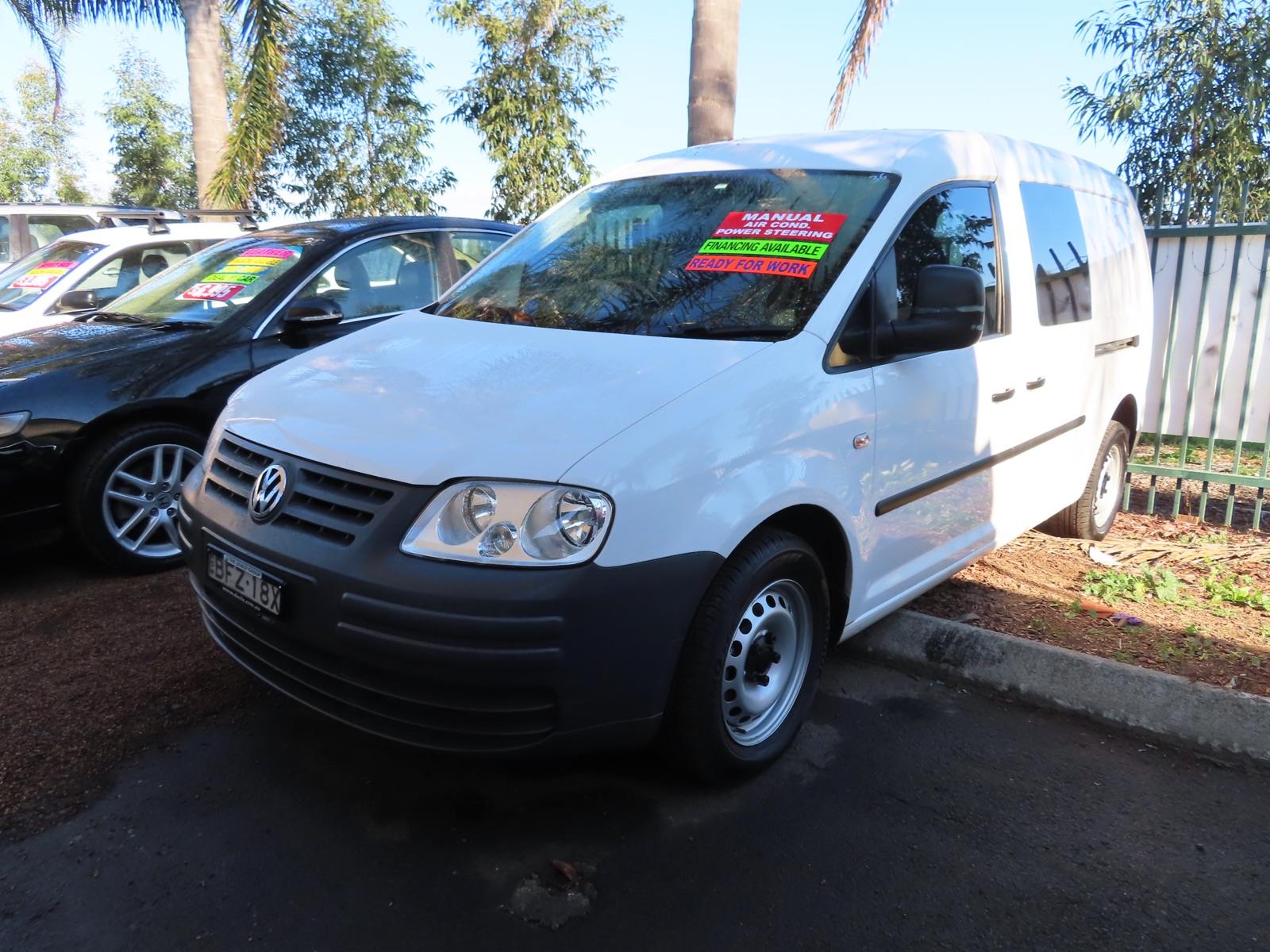 2008 VOLKSWAGEN CADDY 2K MY08 1.6 5 SP MANUAL VAN