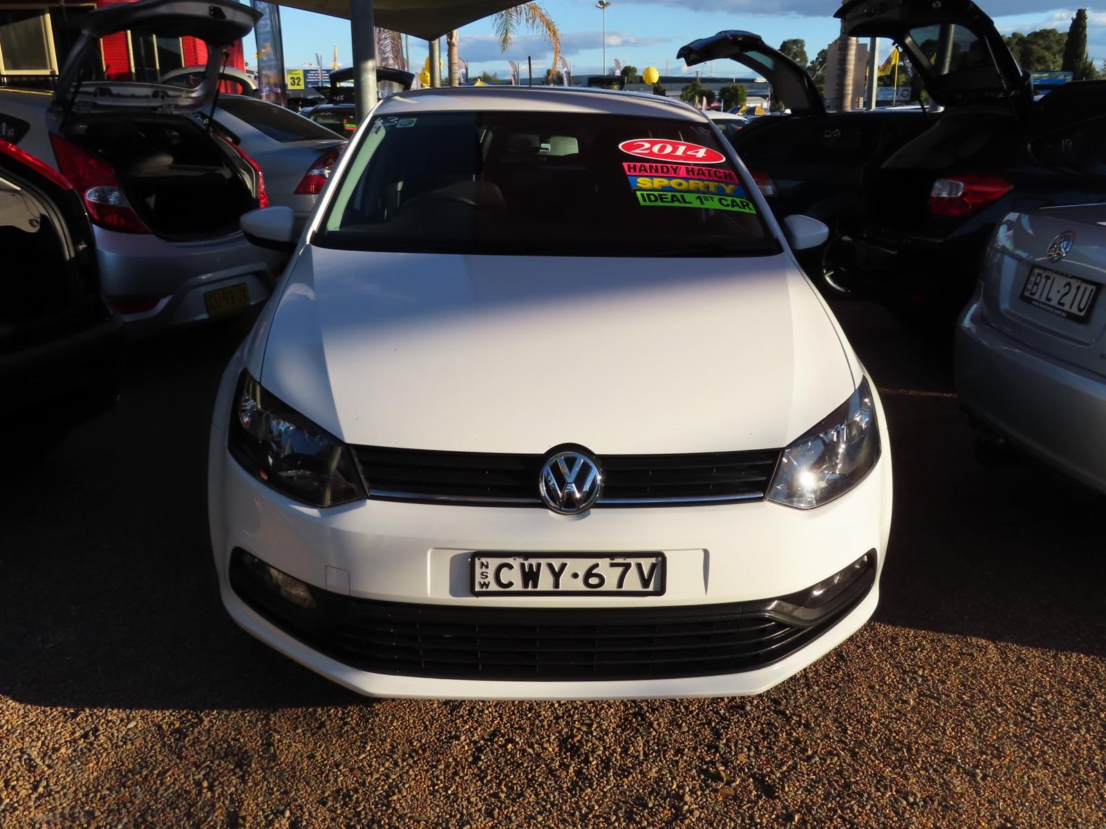 2014 VOLKSWAGEN POLO 6R MY15 66 TSI TRENDLINE 5 SP MANUAL 5D HATCHBACK