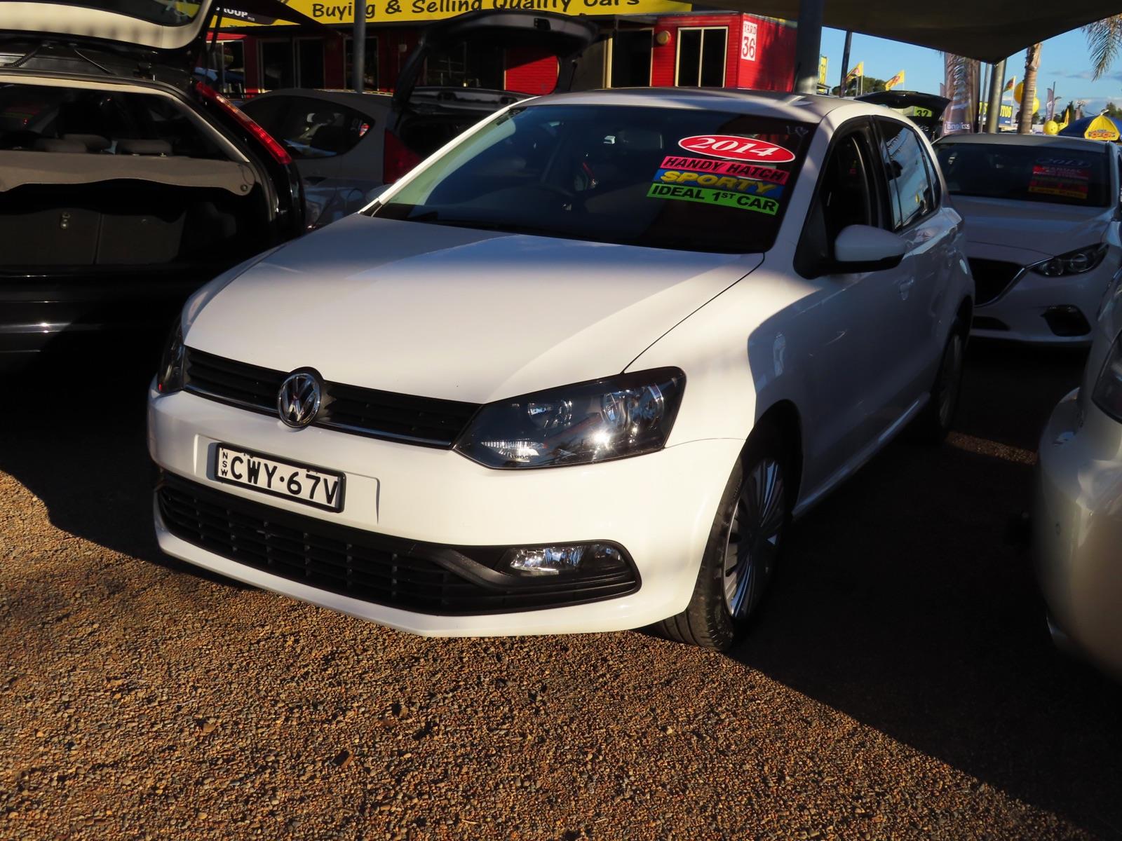 2014 VOLKSWAGEN POLO 6R MY15 66 TSI TRENDLINE 5 SP MANUAL 5D HATCHBACK