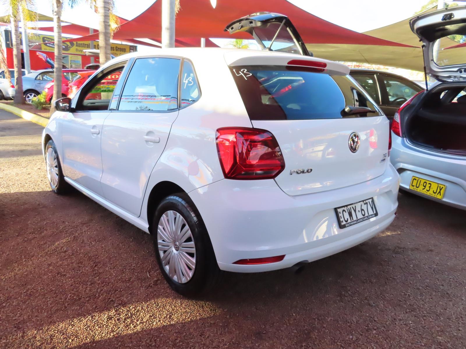 2014 VOLKSWAGEN POLO 6R MY15 66 TSI TRENDLINE 5 SP MANUAL 5D HATCHBACK