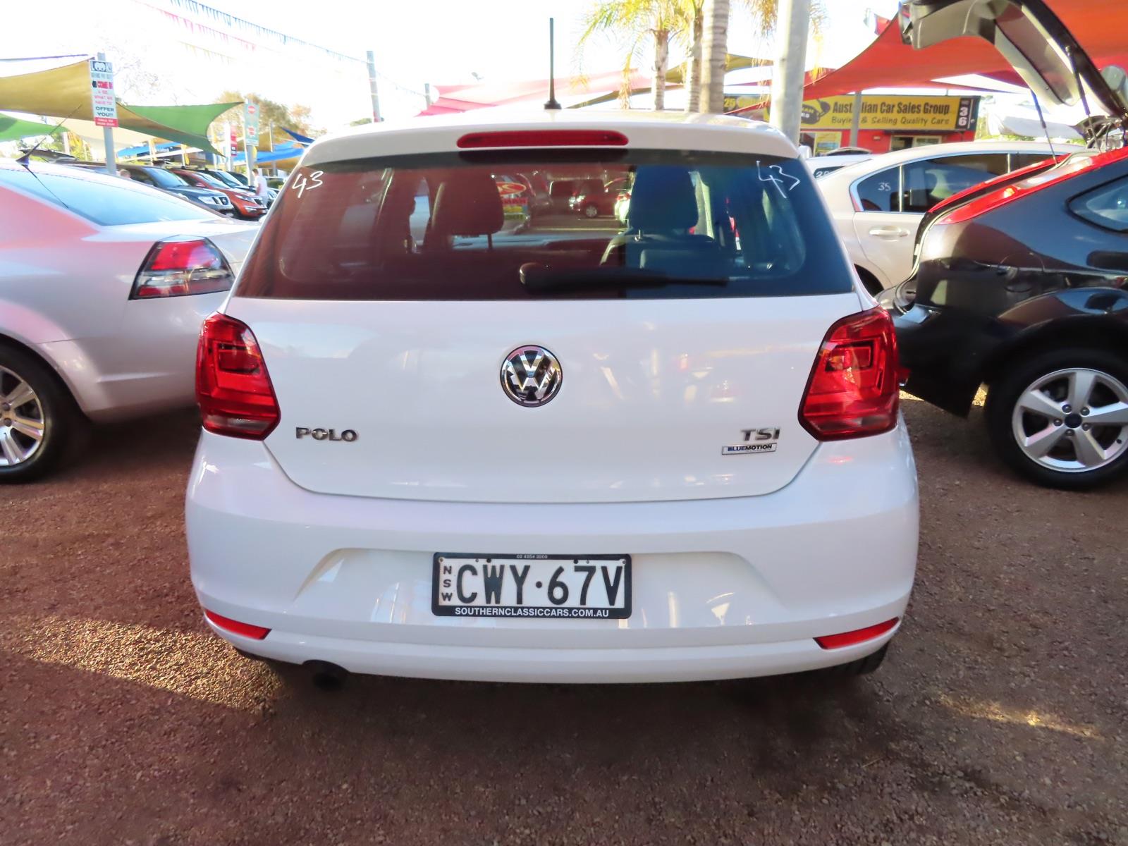 2014 VOLKSWAGEN POLO 6R MY15 66 TSI TRENDLINE 5 SP MANUAL 5D HATCHBACK