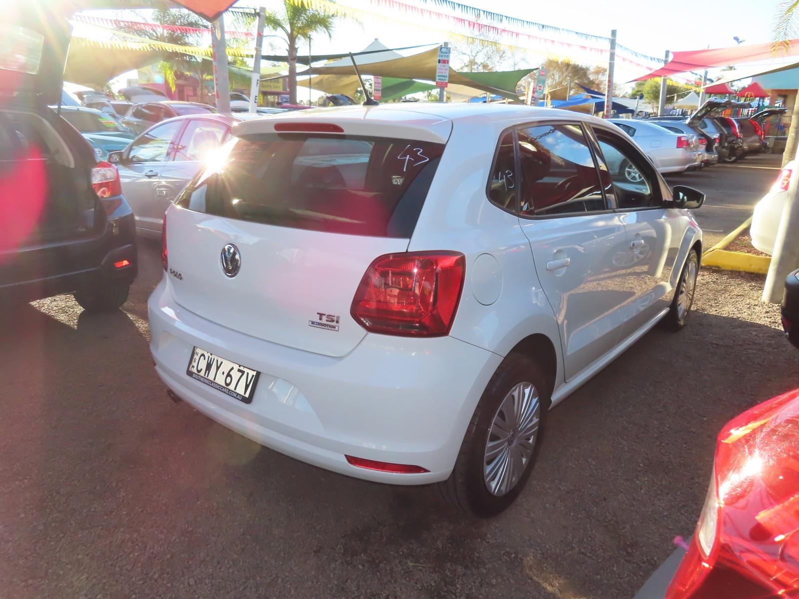 2014 VOLKSWAGEN POLO 6R MY15 66 TSI TRENDLINE 5 SP MANUAL 5D HATCHBACK