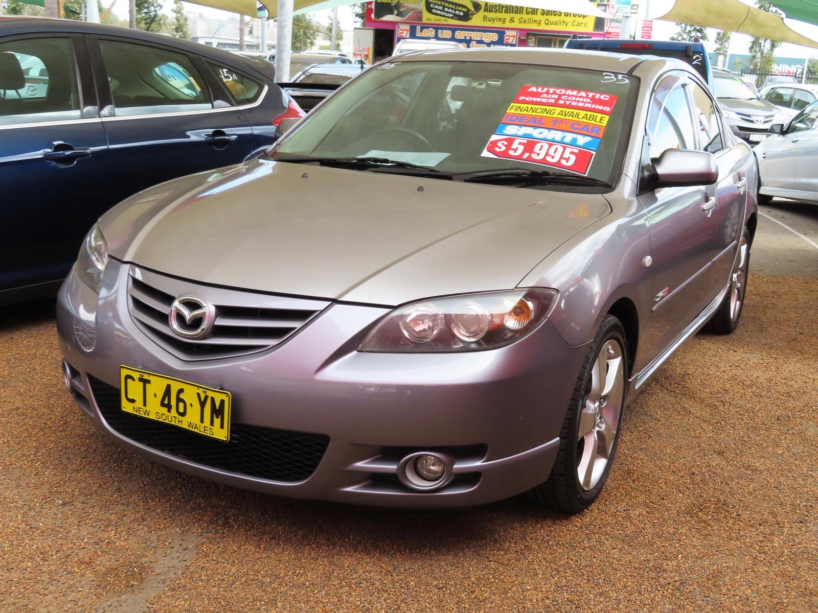2005 MAZDA MAZDA3 BK SP23 4 SP AUTO ACTIVEMATIC 4D SEDAN