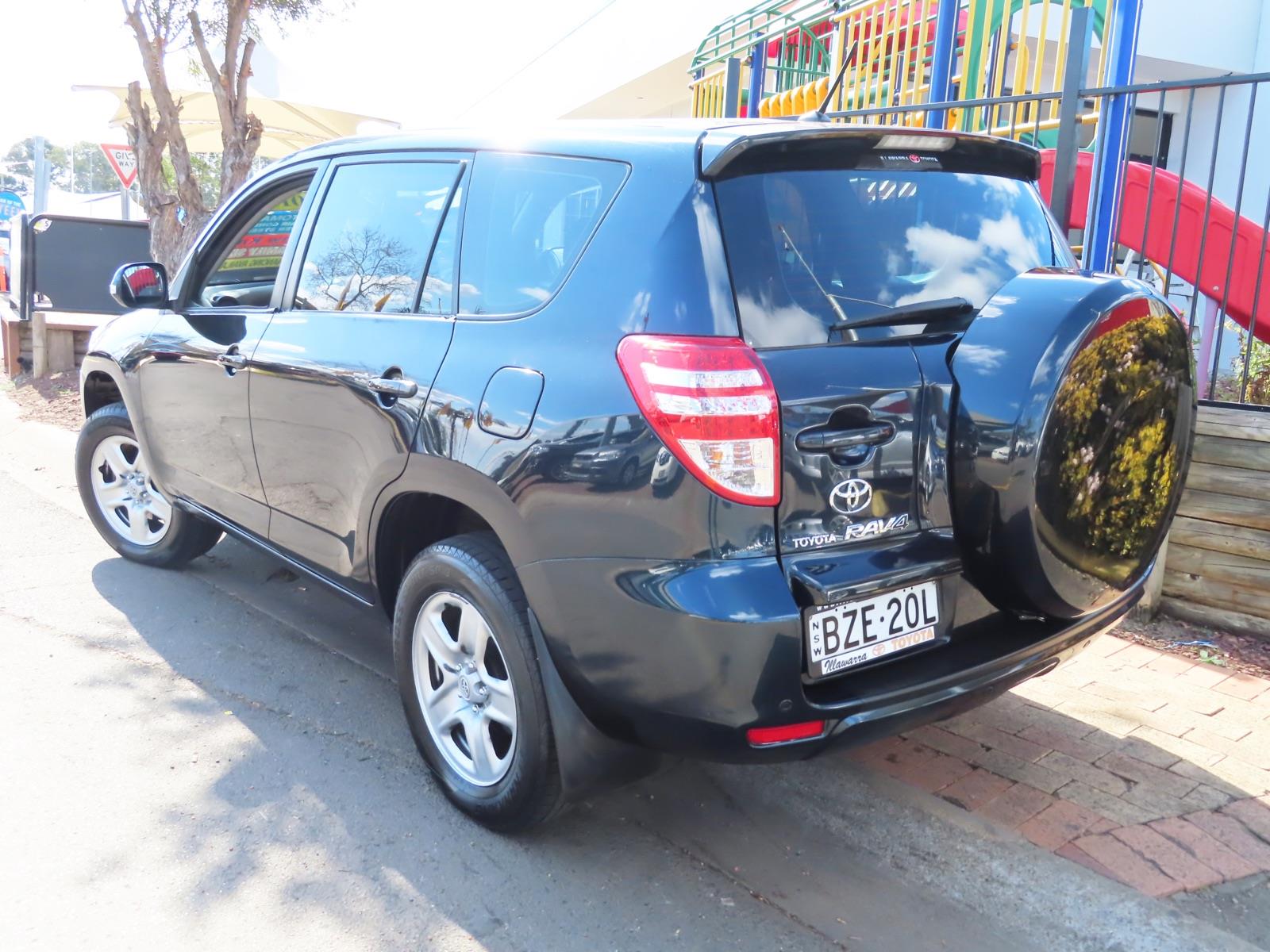 2011 TOYOTA RAV4 ACA33R 08 UPGRADE CV (4x4) 4 SP AUTOMATIC 4D WAGON