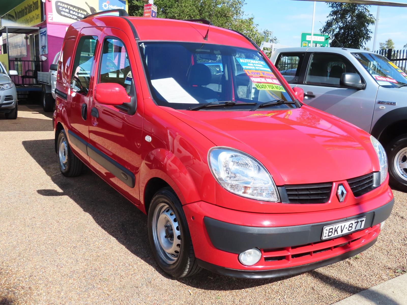 2008 RENAULT KANGOO X76 INTEGRAL 4 SP AUTOMATIC 2D VAN