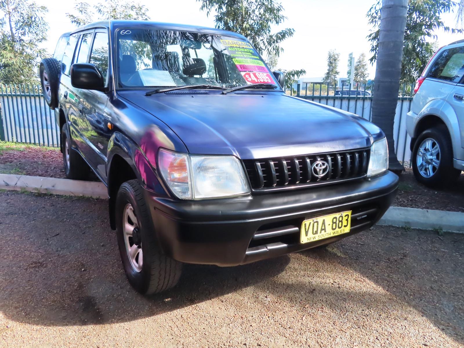 1998 TOYOTA LANDCRUISER RZJ95R PRADO RV (4x4) 4 SP AUTOMATIC 4x4 4D WAGON